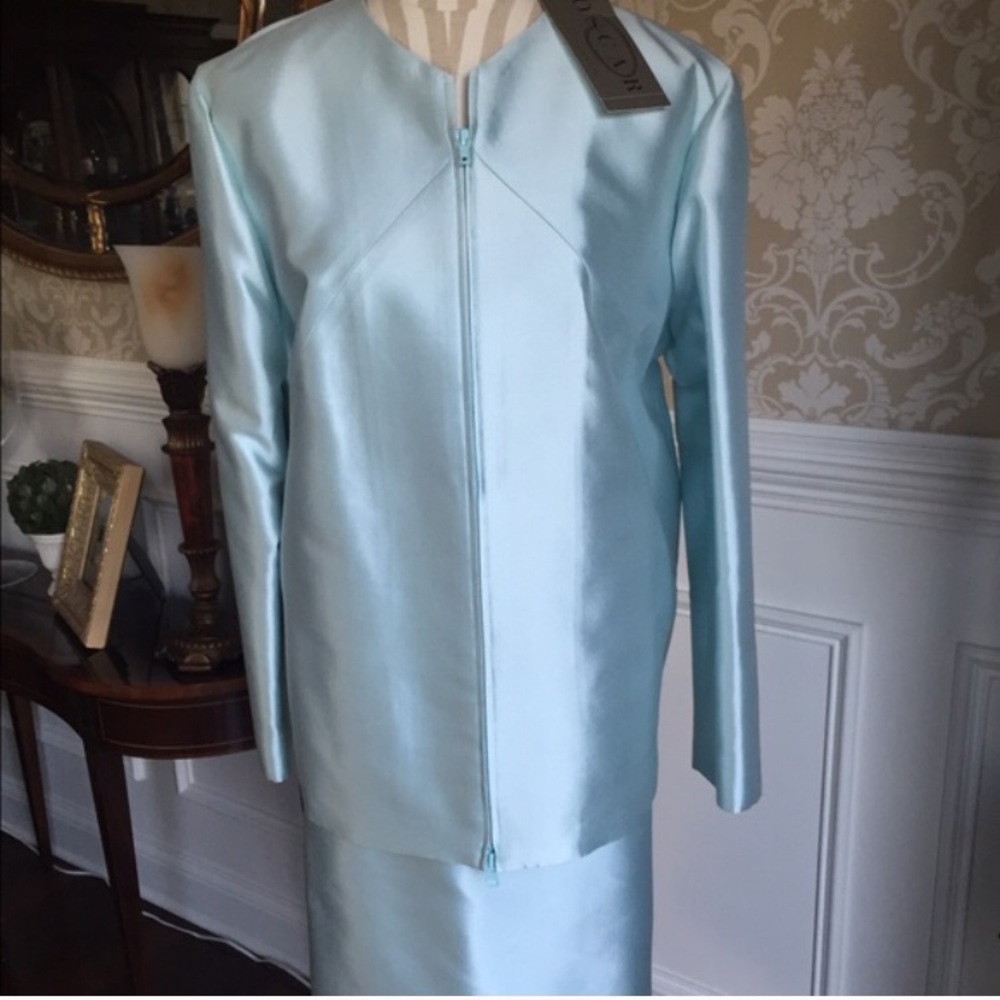 NWT Oscar de la Renta silk jacket...Size 14W